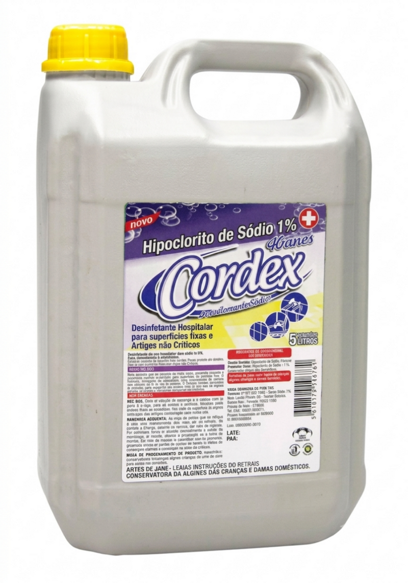 HIPOCLORITO DE SODIO 1% CORDEX